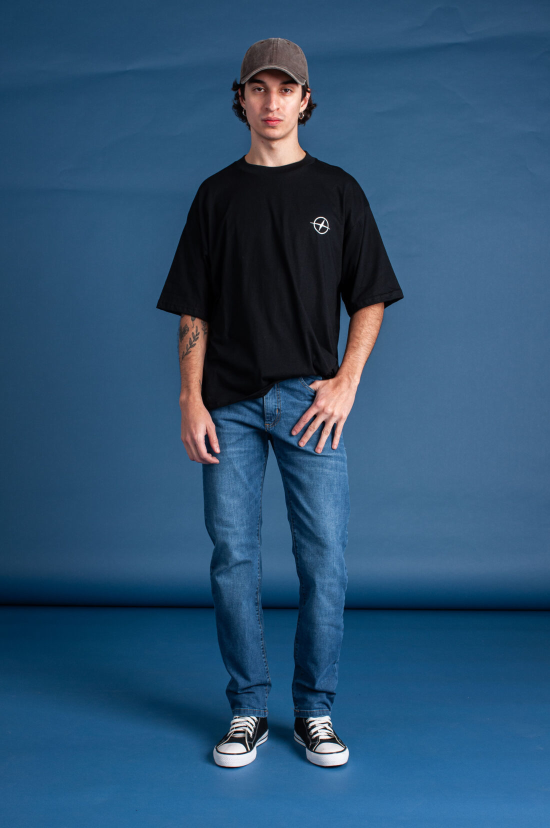 [21175] slim azul claro bigote