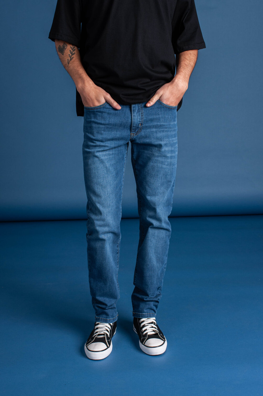 [21175] slim azul claro bigote