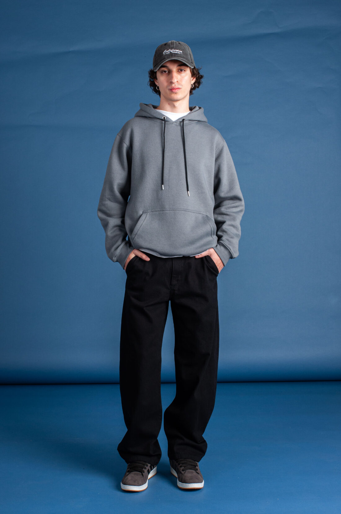 [21186] skater baggy negro tacha