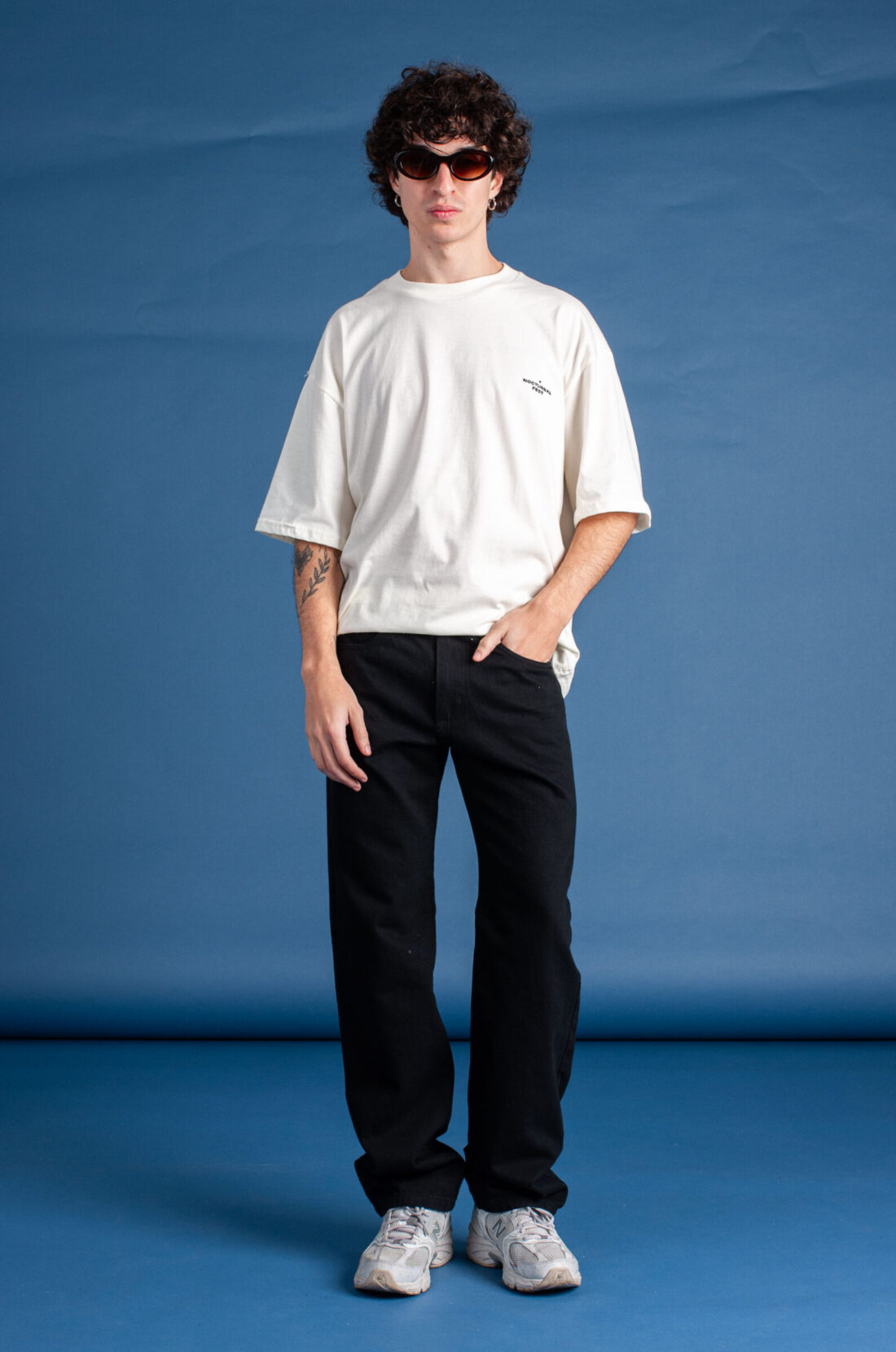 [21187] slim relax negro rigido