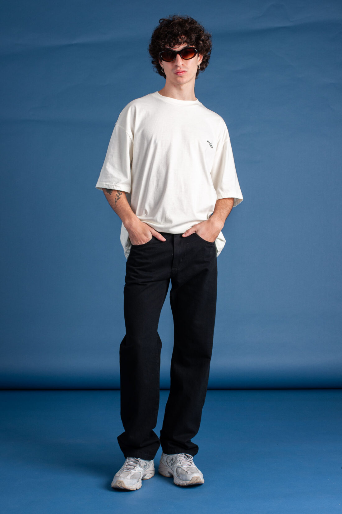 [21187] slim relax negro rigido