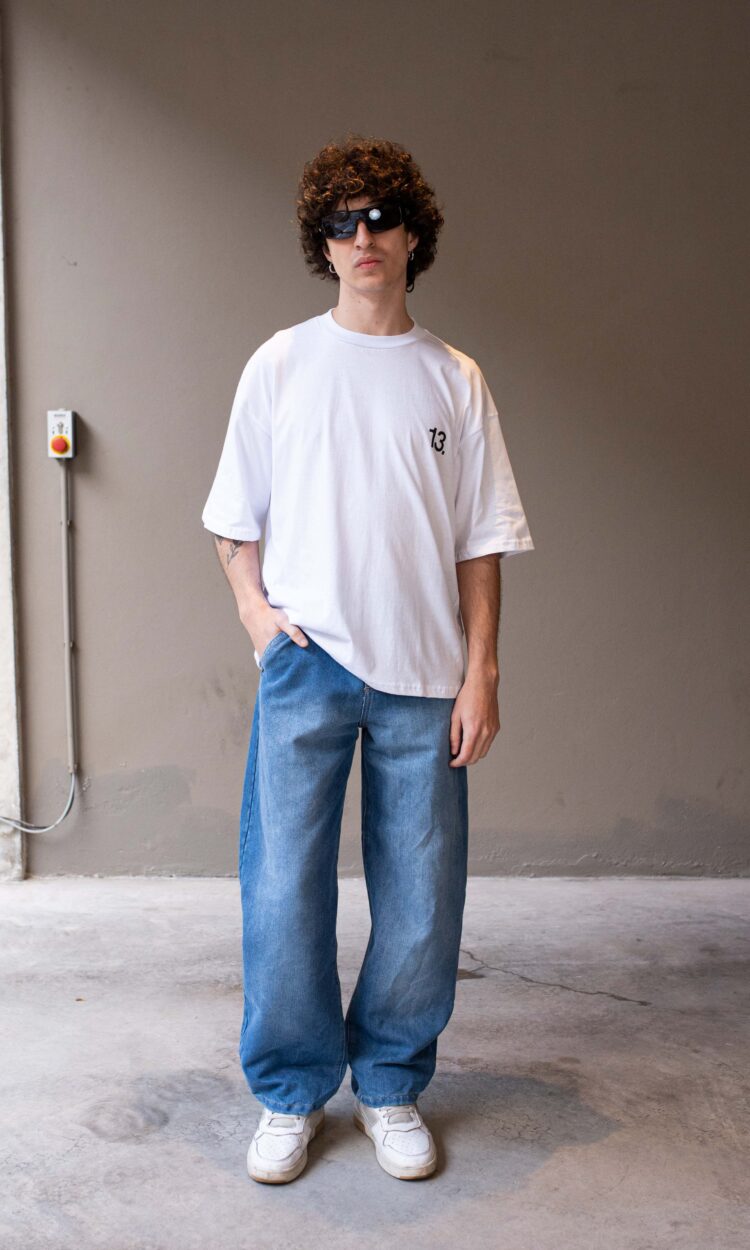 [21196] baggy skater celeste