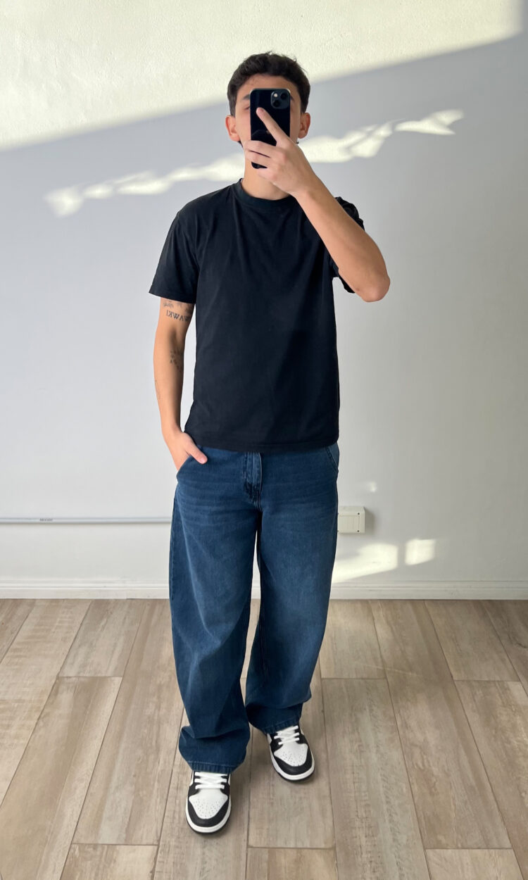 21192 | BAGGY SKATER AZUL OSCURO