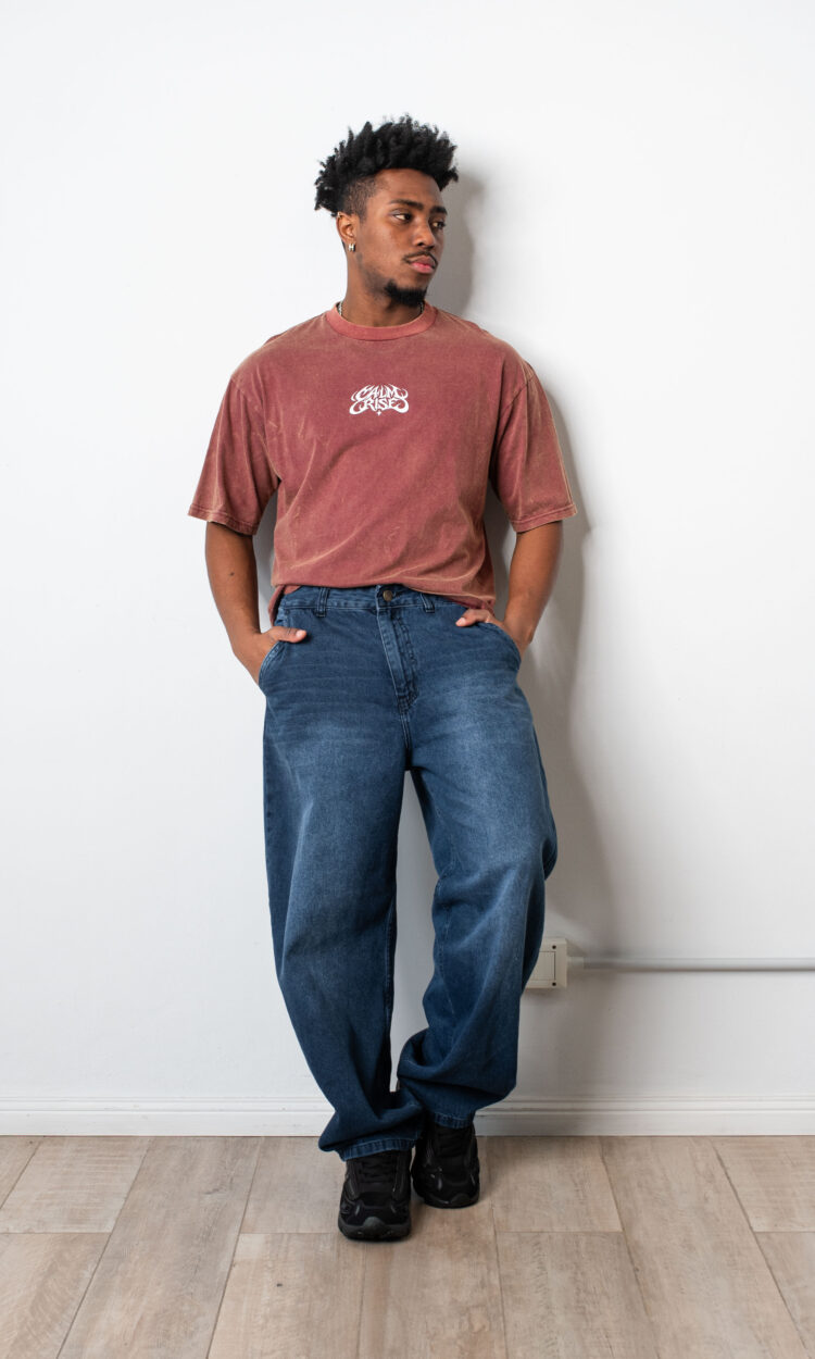 21192 | BAGGY SKATER AZUL OSCURO