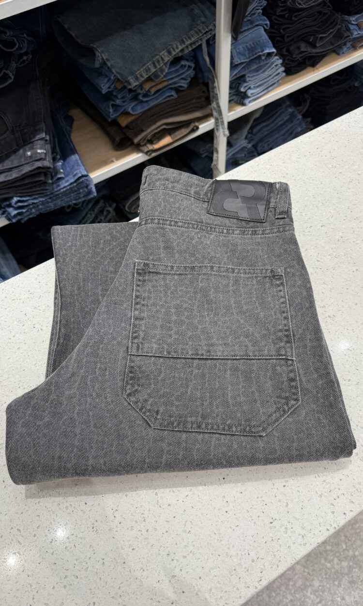 0310-RP | BAGGY CROCO GRIS